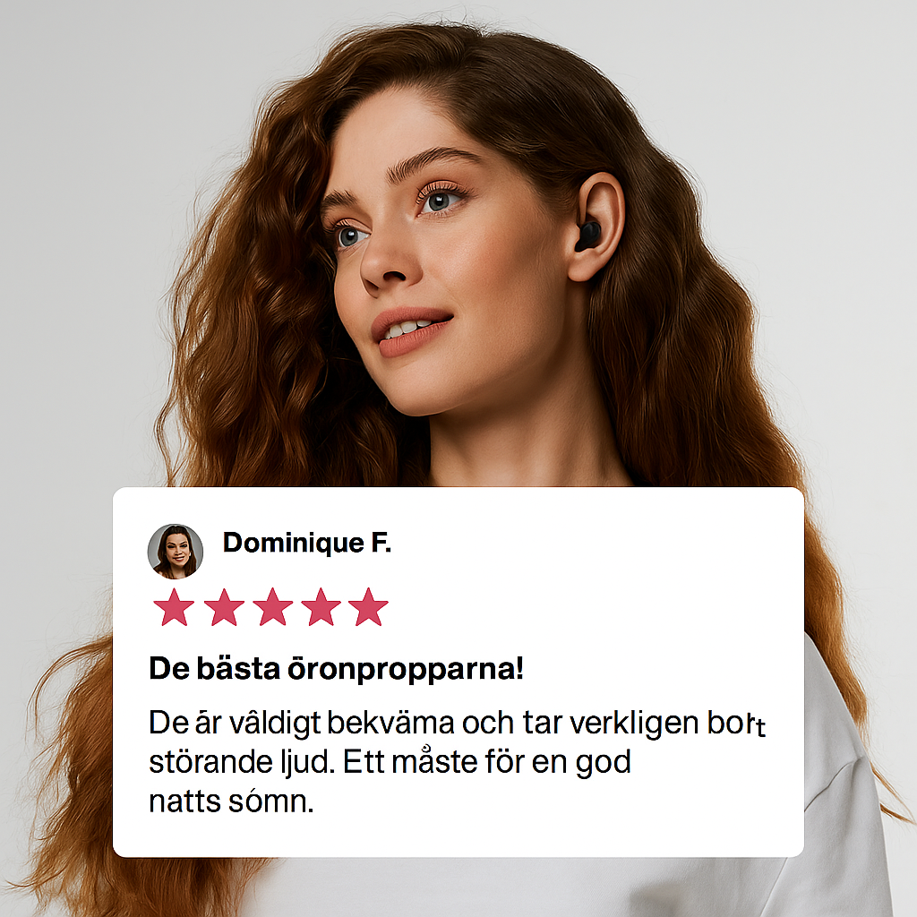 Wav Dream öronproppar + Gratis fodral