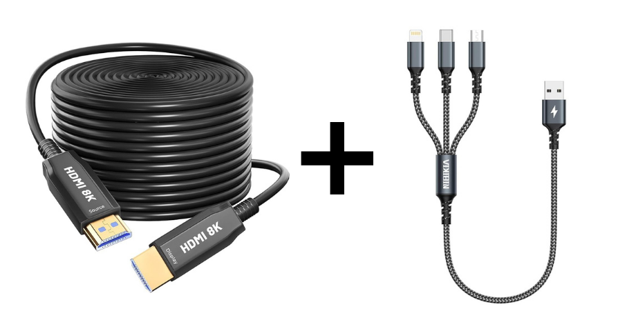 Kit connexion : Câble HDMI + Câble téléphone USB