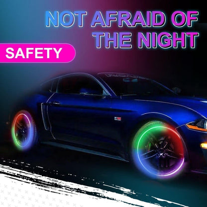 🌈💡Wodoodporne światła LED na koła