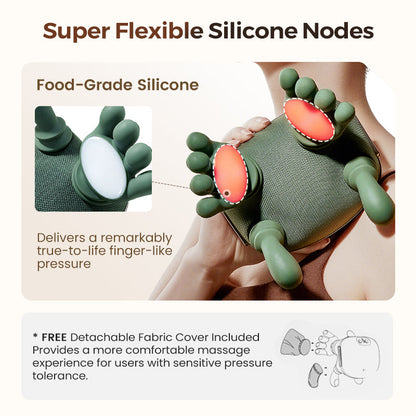 💞Ciepły masażer szyi na Boże Narodzenie – inteligentny masażer z trzema prędkościami🎁