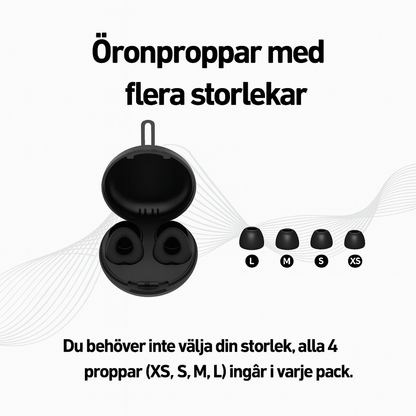Wav Dream öronproppar + Gratis fodral