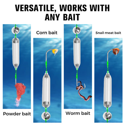 🔥3-hakowy zestaw do połowów dennych z zabezpieczeniem przed dryfowaniem