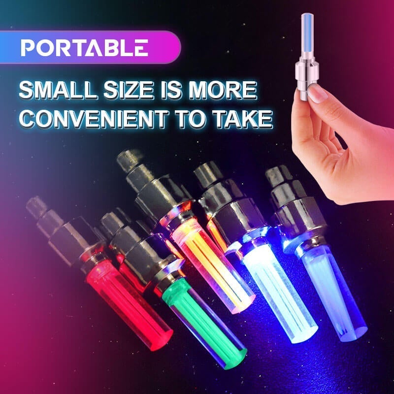 🌈💡Wodoodporne światła LED na koła