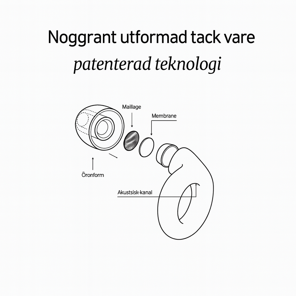 Wav Dream öronproppar + Gratis fodral