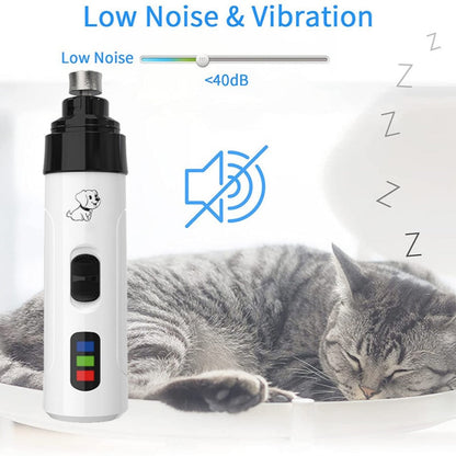 Cichy i bezpieczny pilnik do pazurów dla psów i kotów🐾