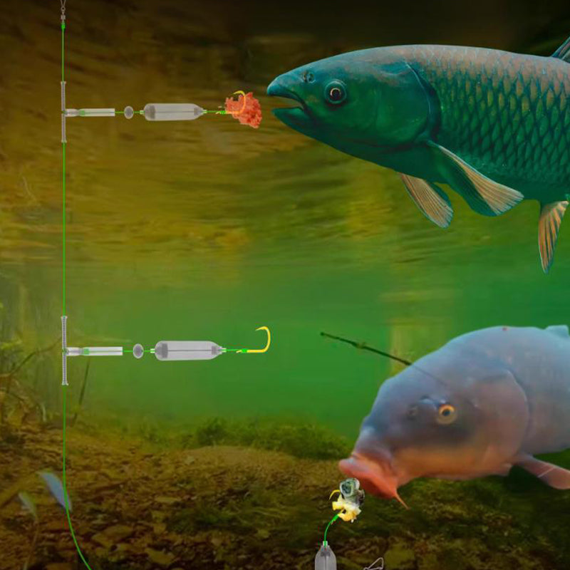 🔥3-hakowy zestaw do połowów dennych z zabezpieczeniem przed dryfowaniem