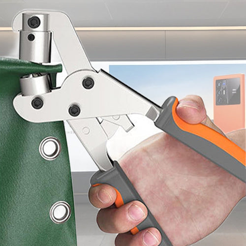 🔥Wytrzymałe ręczne szczypce do dziurkowania z przelotkami