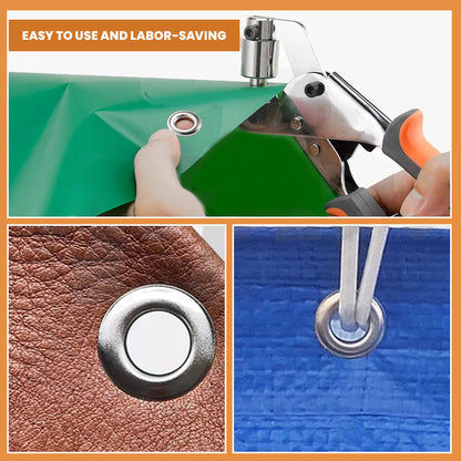 🔥Wytrzymałe ręczne szczypce do dziurkowania z przelotkami