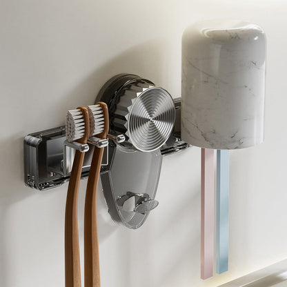 4-pozycyjny stojak na szczoteczki do zębów z przyssawką próżniową