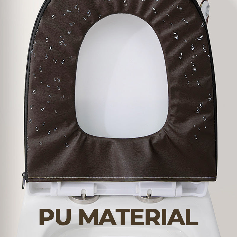 Wodoodporna nakładka na deskę sedesową z nadrukiem i zamkiem błyskawicznym