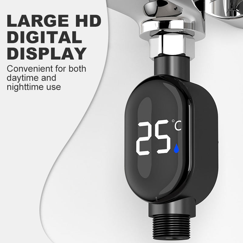 Wodoodporny wyświetlacz LED Termometr prysznicowy w stopniach Celsjusza