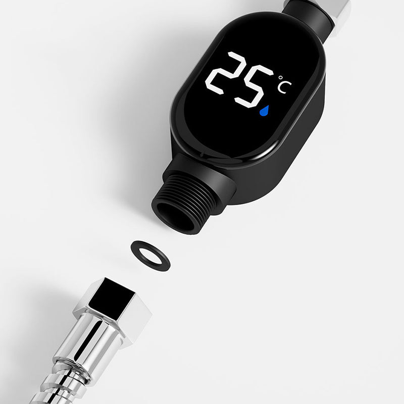 Wodoodporny wyświetlacz LED Termometr prysznicowy w stopniach Celsjusza