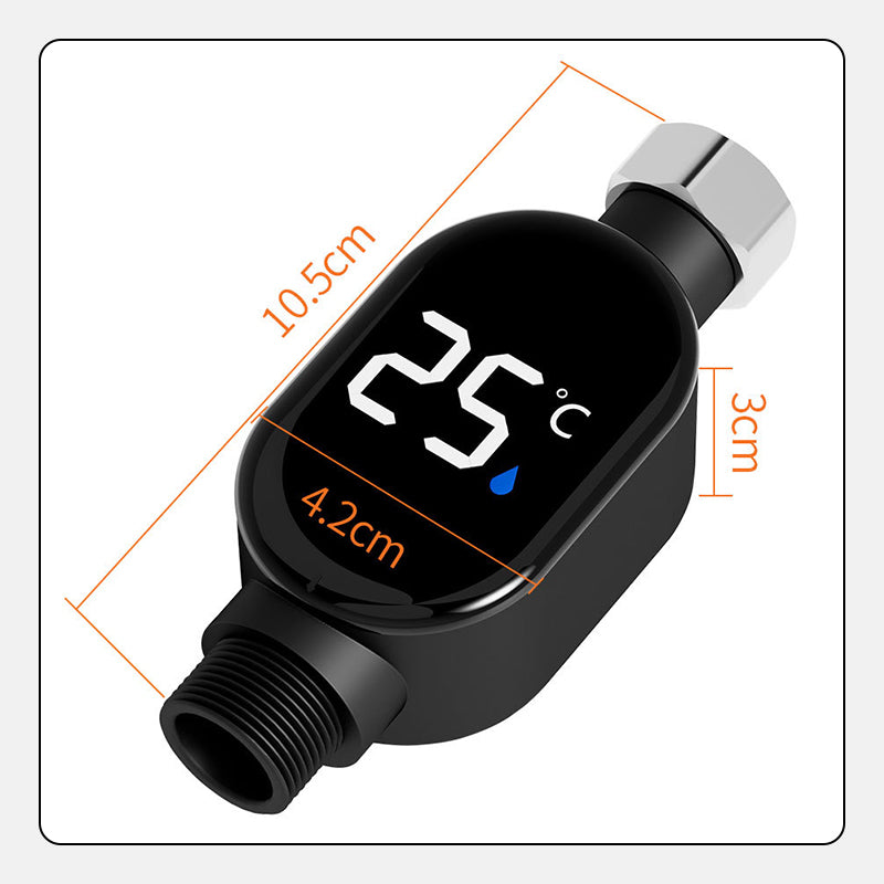 Wodoodporny wyświetlacz LED Termometr prysznicowy w stopniach Celsjusza