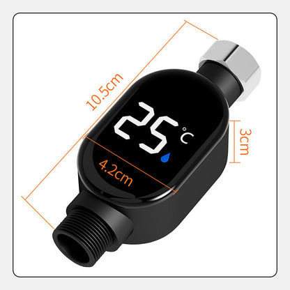 Wodoodporny wyświetlacz LED Termometr prysznicowy w stopniach Celsjusza