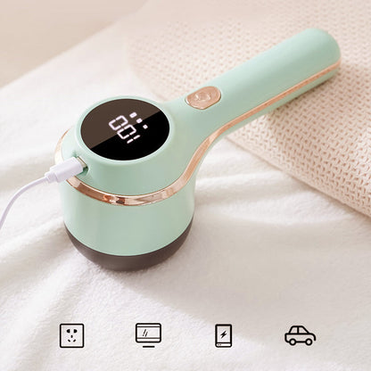 🔥 Cyfrowy wyświetlacz tkaniny - usuwanie kłaczków z 3 prędkościami 🥰