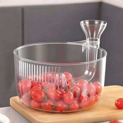 Koszyk do mycia i odsączania warzyw 2 w 1