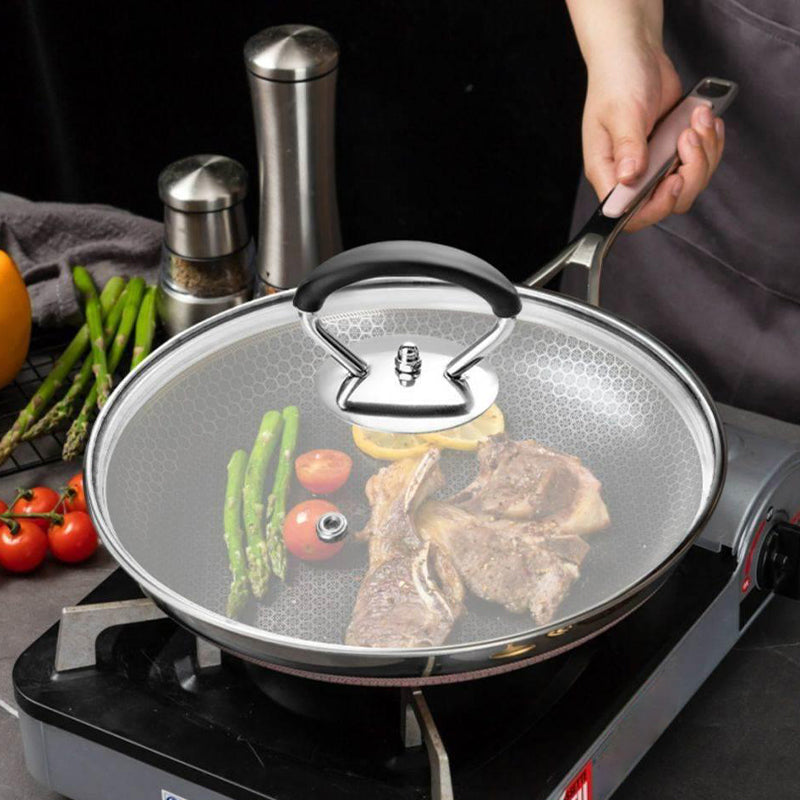 Silikonowa pokrywka do garnka z uchwytem zapobiegającym poparzeniom