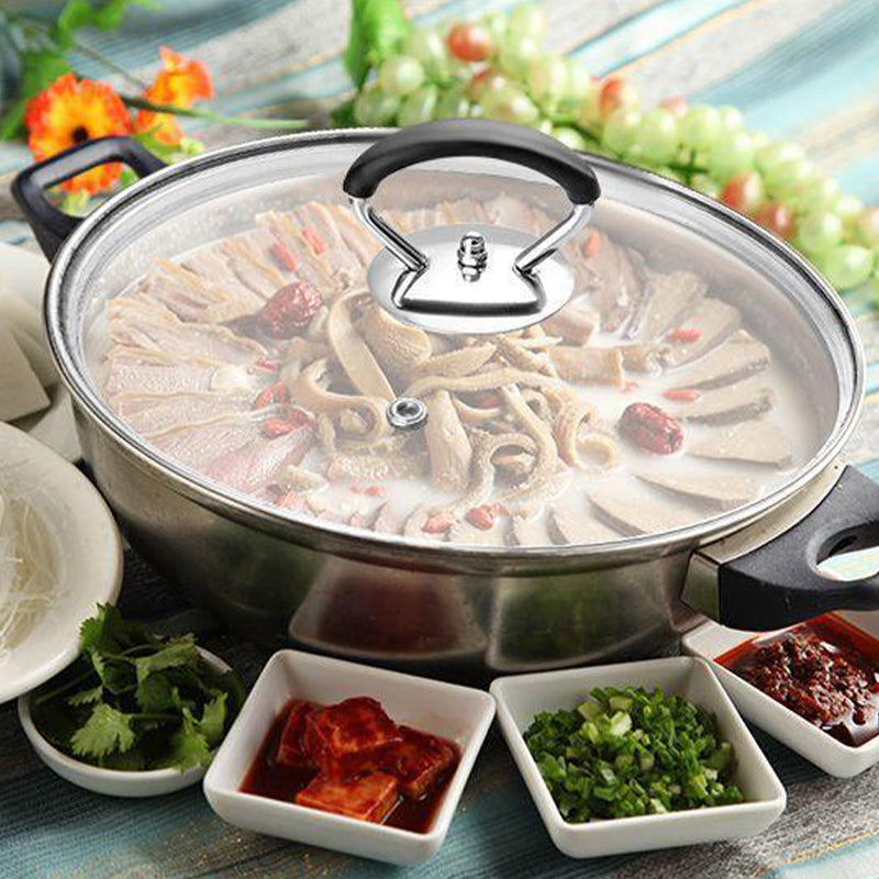 Silikonowa pokrywka do garnka z uchwytem zapobiegającym poparzeniom