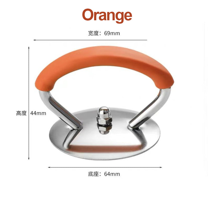 Silikonowa pokrywka do garnka z uchwytem zapobiegającym poparzeniom