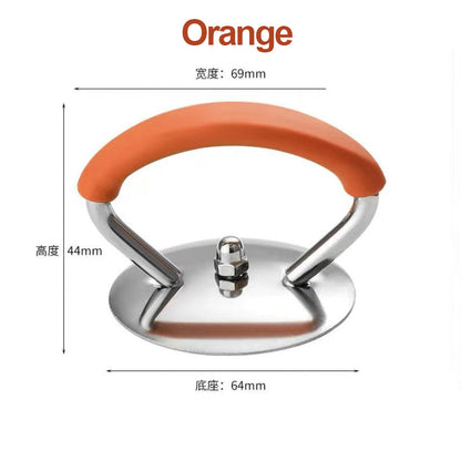 Silikonowa pokrywka do garnka z uchwytem zapobiegającym poparzeniom