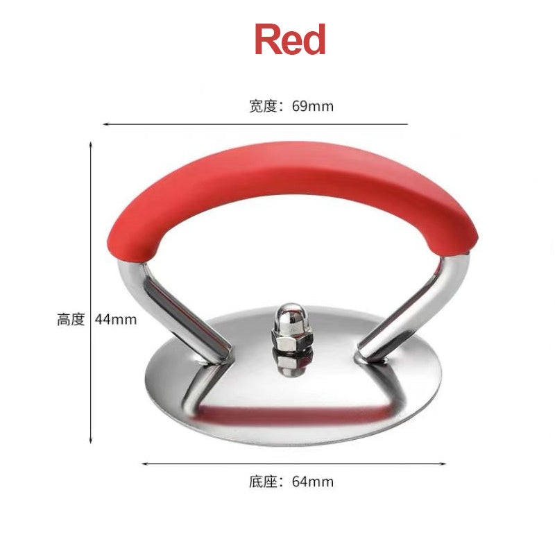 Silikonowa pokrywka do garnka z uchwytem zapobiegającym poparzeniom