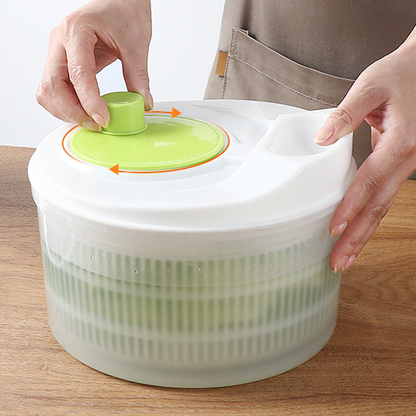 Wielofunkcyjna ręczna wirówka do sałatek do mycia warzyw i owoców