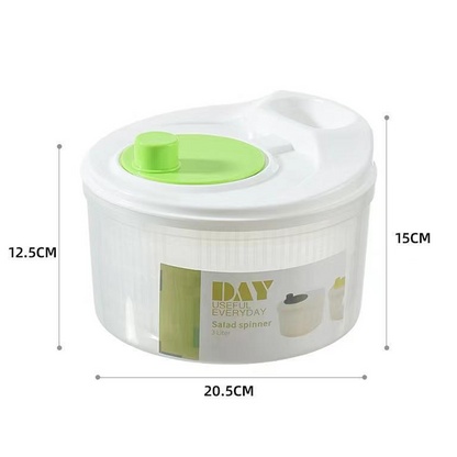 Wielofunkcyjna ręczna wirówka do sałatek do mycia warzyw i owoców