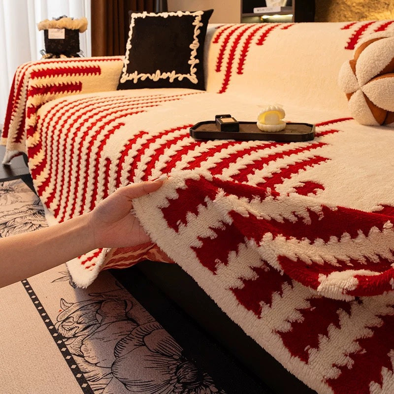 🛋️Miękka, antypoślizgowa narzuta na kanapę z pluszu