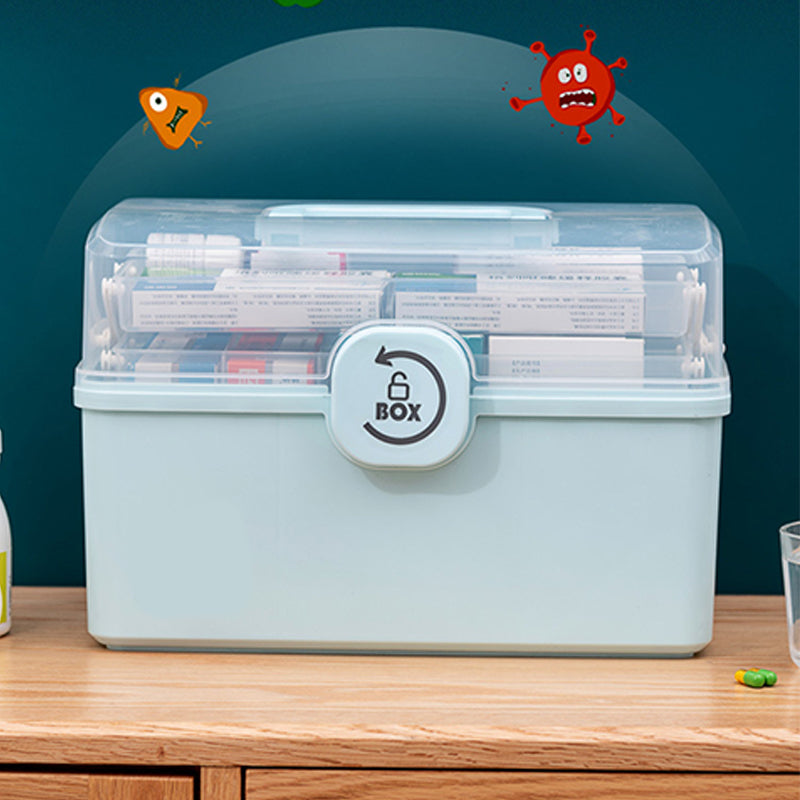 Domowe Wielopoziomowe Pudełko na Leki o Dużej Pojemności🩺