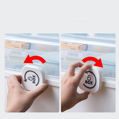 Domowe Wielopoziomowe Pudełko na Leki o Dużej Pojemności🩺