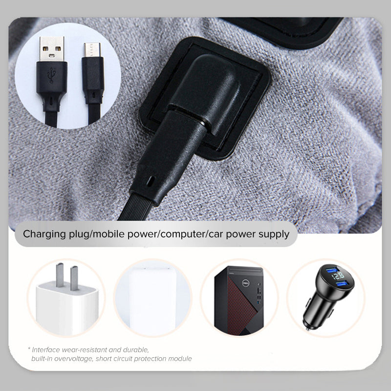 🎅🎁[Ciepły prezent] 🎅🎁Elektrycznie podgrzewana poduszka do siedzenia w samochodzie