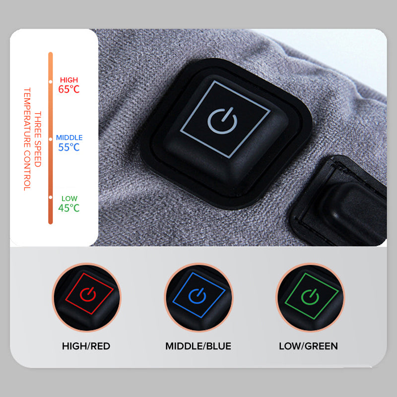 🎅🎁[Ciepły prezent] 🎅🎁Elektrycznie podgrzewana poduszka do siedzenia w samochodzie