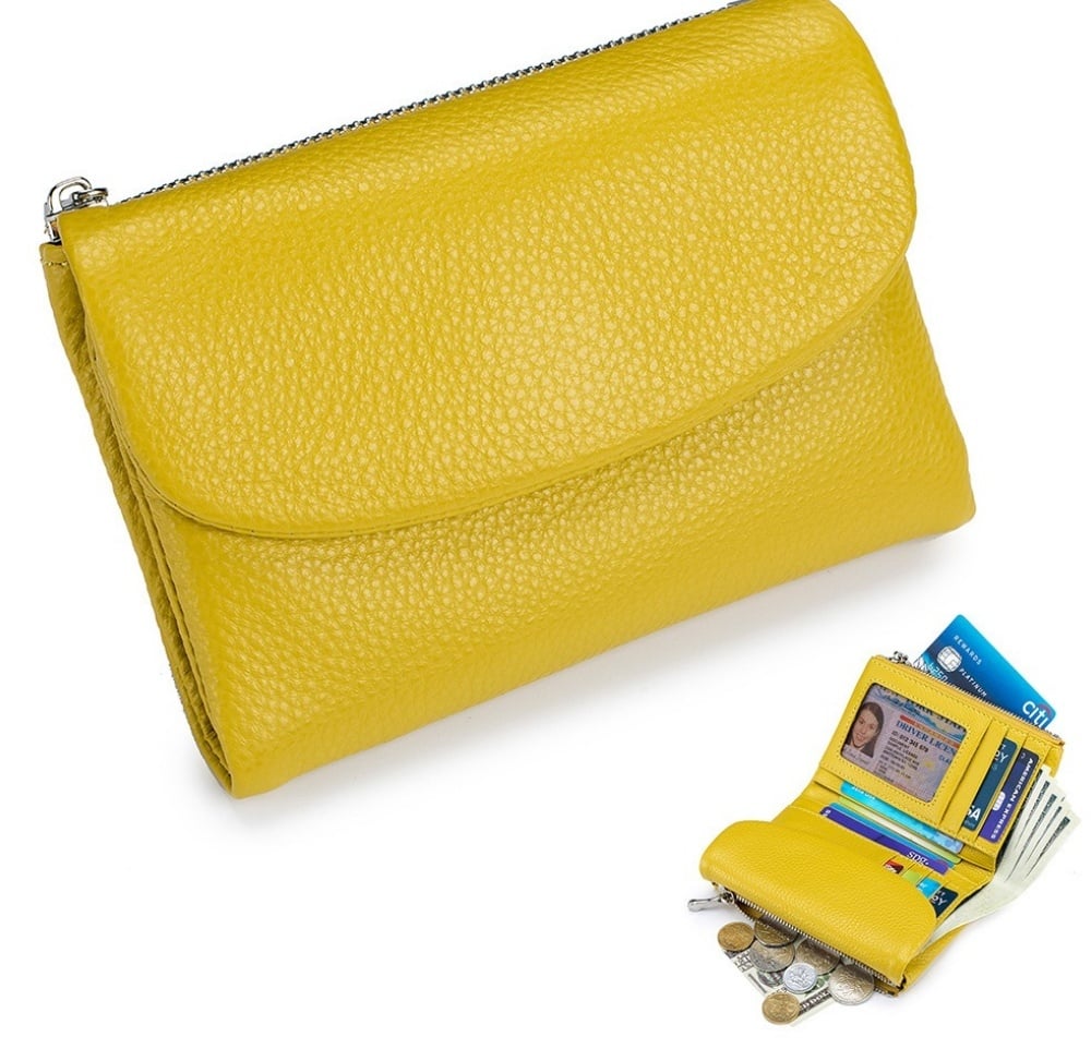 Uniwersalny portfel skórzany – lekki i z wieloma przegrodami