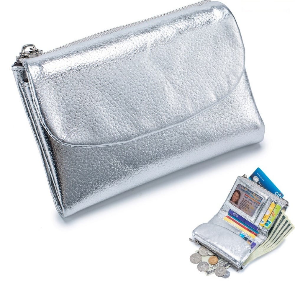 Uniwersalny portfel skórzany – lekki i z wieloma przegrodami