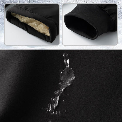 Wygodne i ciepłe🔥🎁Wygodne męskie spodnie wodoodporne i wiatroodporne z pluszową podszewką