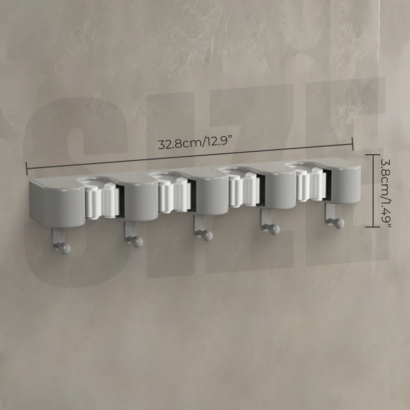 Wieszak ścienny na mopa i miotłę