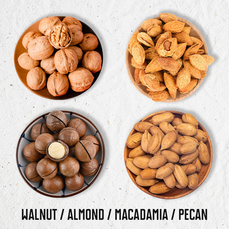 Proste ręczne krakersy orzechowe