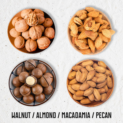 Proste ręczne krakersy orzechowe