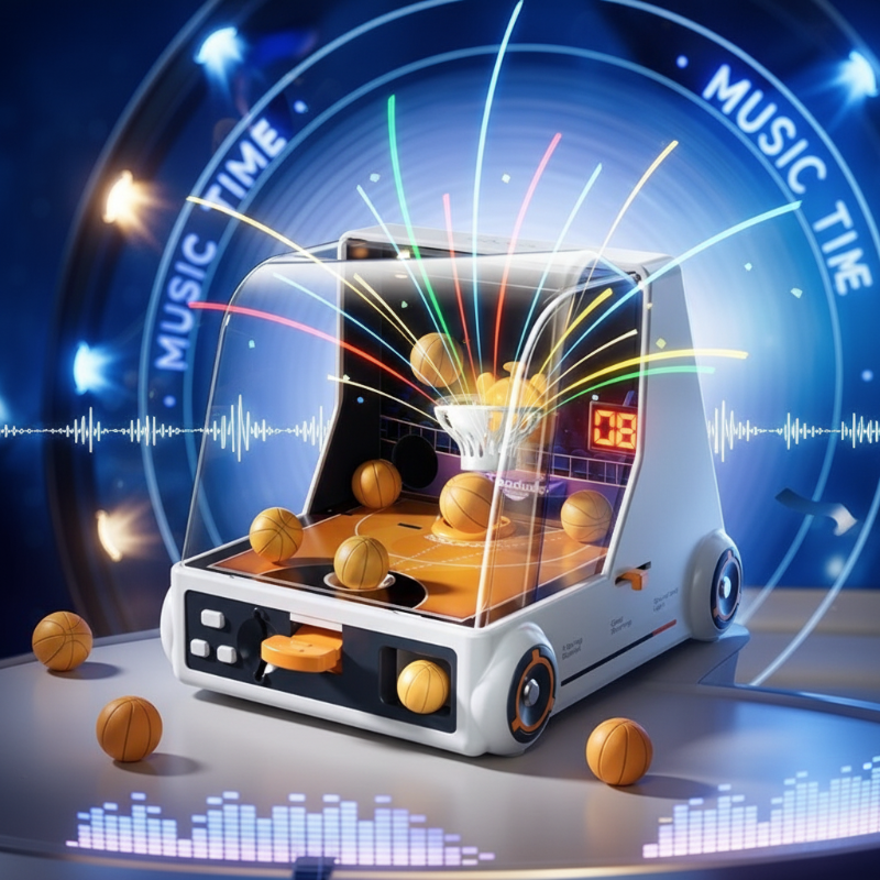 Mini asztali kosárlabda játék