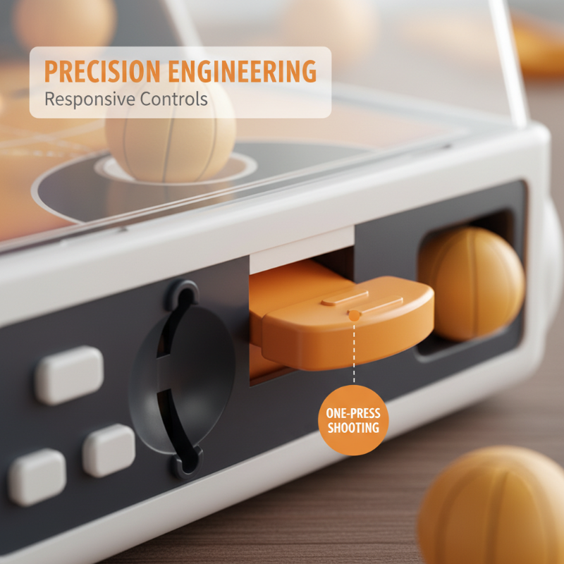 Mini asztali kosárlabda játék