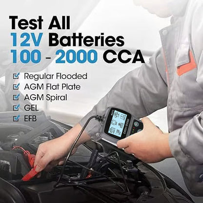 💥BT100 Tester pro autobaterie 12 V zátěžový tester